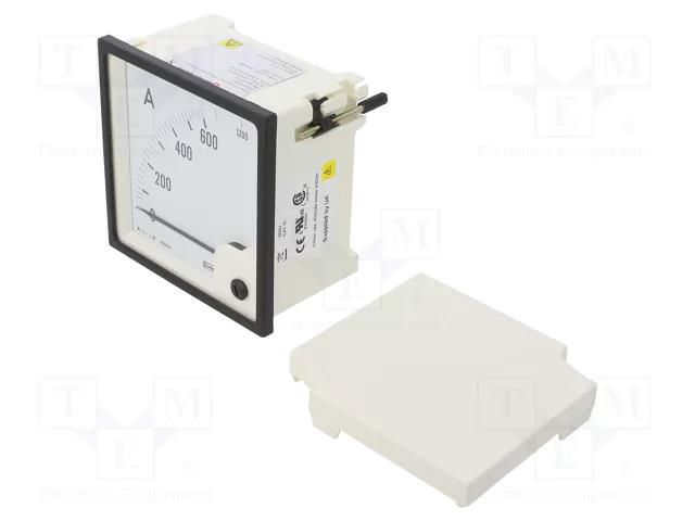 Ammeter; on panel; I AC: 0÷600A,1.2kA; True RMS; Class: 1.5 CROMPTON - TE CONNECTIVITY E244-022-G-30