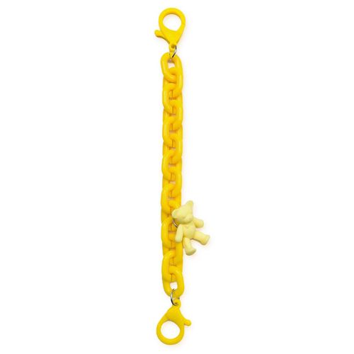 Color Chain (rope) colorful chain phone holder pendant for backpack wallet yellow, Hurtel 5907769326301 5907769326301