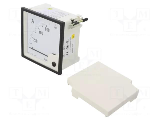 Ammeter; on panel; I AC: 0÷600A,1.2kA; True RMS; Class: 1.5 CROMPTON - TE CONNECTIVITY E244-022-G-10