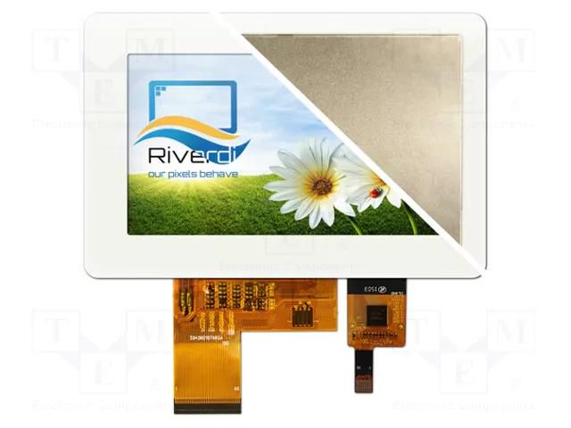 Display: TFT; 4.3"; 480x272; Illumin: LED; Dim: 120.38x79.2x4.8mm Riverdi SM-RVT43ULTNWC05