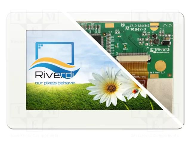 Display: TFT; 4.3"; 480x272; Illumin: LED; Dim: 120.38x79.2x8.63mm Riverdi SM-RVT43ULSNWC05