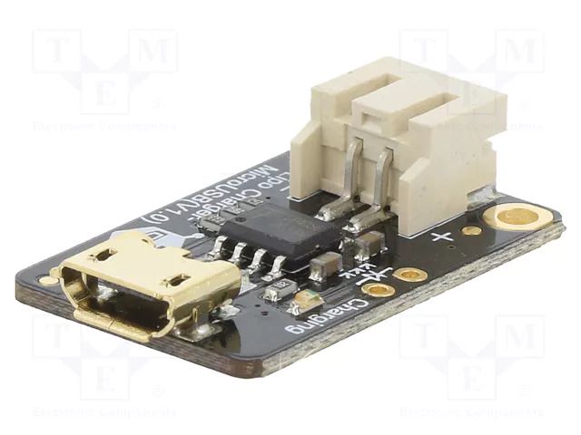 Module robotics: Li-Po/Li-Ion charger; 5VDC; USB micro; TP4056X DFROBOT DF-DFR0667