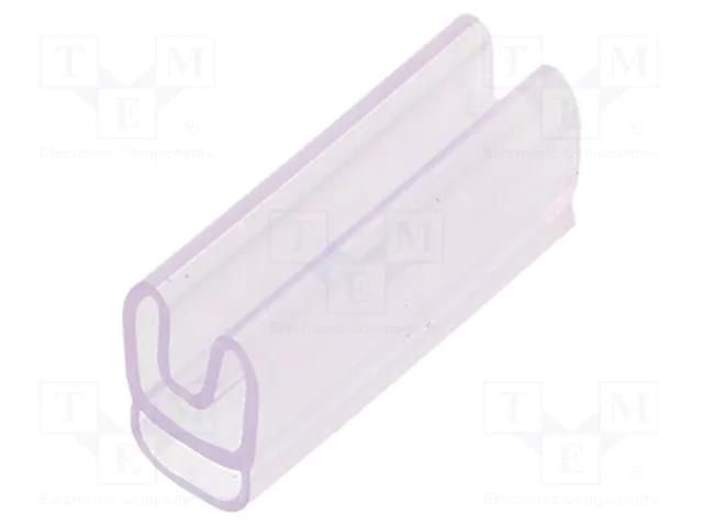 Markers; Marking: empty; 2÷4mm; PVC; transparent; -40÷80°C; leaded WEIDMÜLLER WM-1798540000