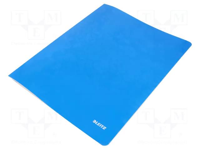 Document wallet; A4; blue LEITZ LEITZ-WOW/BL