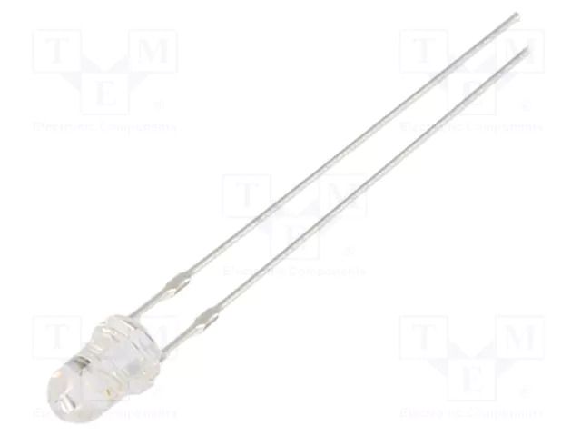 LED; yellow; 3mm; candle light effect; 4200÷5800mcd; 30°; 2.5÷5VDC OPTOSUPPLY OSY5MK3131A
