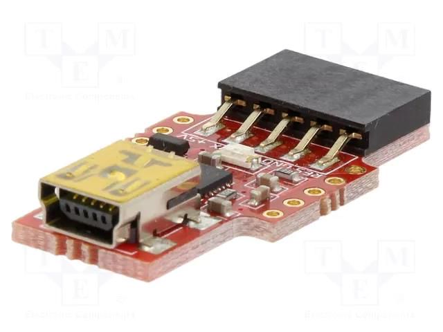 ISP programmer; 33.7x17.3mm; pin strips,USB; Interface: UART,USB 4D Systems UUSB-PA5-II