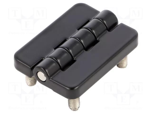 Hinge; Width: 40mm; zinc and aluminium alloy; natural; H: 54mm RST ROZTOCZE 3.ZN68.001-04