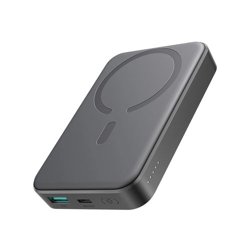 Powerbank Joyroom JR-W020 20W 10000mAh MagSafe + USB-C - USB-C cable 0.25m - black, Joyroom 6941237166388 6941237166388