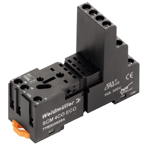 SCM 2CO ECO, Relay socket, 12 A, varžtiniai kontaktai, 2 CO , Weidmuller 7760056263 6944169662966