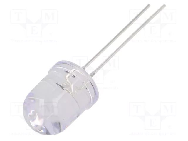 CRLED; blue; 10mm; 6500mcd; 30°; Front: convex; 5.5÷20VDC OPTOSUPPLY OSB5SAA131A-CR14