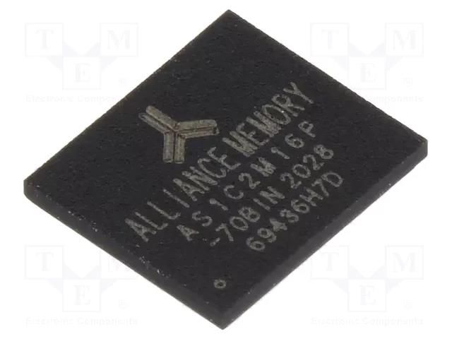 IC: SRAM memory; 32MbSRAM; 2Mx16bit; 2.6÷3.3V; 70ns; FPBGA48 ALLIANCE MEMORY AS1C2M16P-70BIN