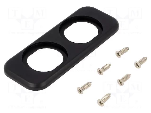 Car lighter socket housing; black SCI A13-216DDP