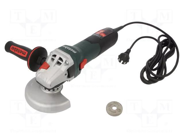 Angle grinder; electric; max.3.2Nm; 1.1kW; 11000rpm; 230VAC; 125mm METABO W11-125-QUICK