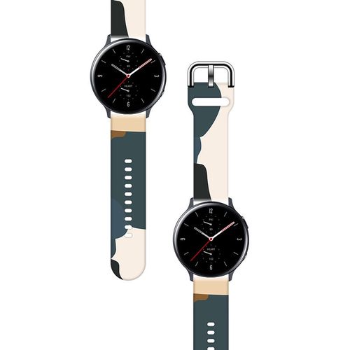 Strap Moro for Samsung Galaxy Watch 40 / 41 / 42 / 43 / 44 mm silicone bracelet watch band - pattern 13, Hurtel 5907769336263 5907769336263