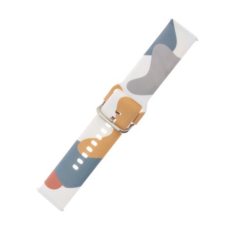 Strap Moro for Samsung Galaxy Watch 45 / 46 / 47 mm silicone bracelet watch band - pattern 2, Hurtel 9145576237427 9145576237427