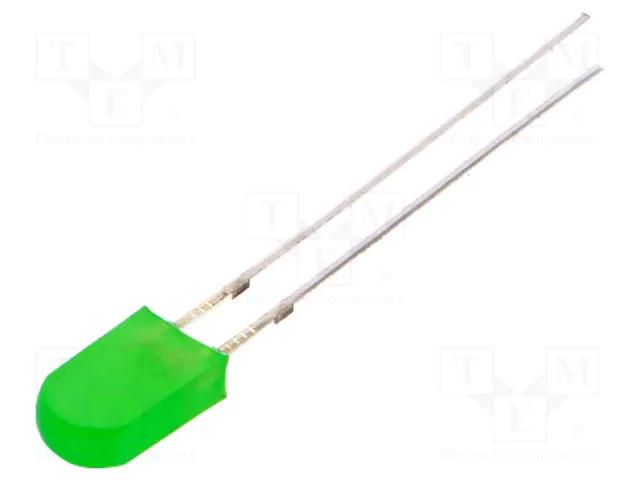 LED; yellow green; rectangular; 2.43x5x8.6mm; 100÷150mcd; 100° OPTOSUPPLY OSG8HA7WA4B