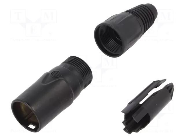 connector ETHERCON CABLE CON. BLACK NEUTRIK NTR-NE8MX-B-1