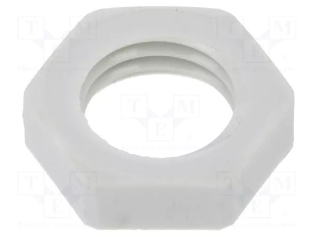 Nut; Thread: metric; polyamide; PMAFIX MN; grey; Pitch: 1.5; 17mm PMA I-GMN-M12