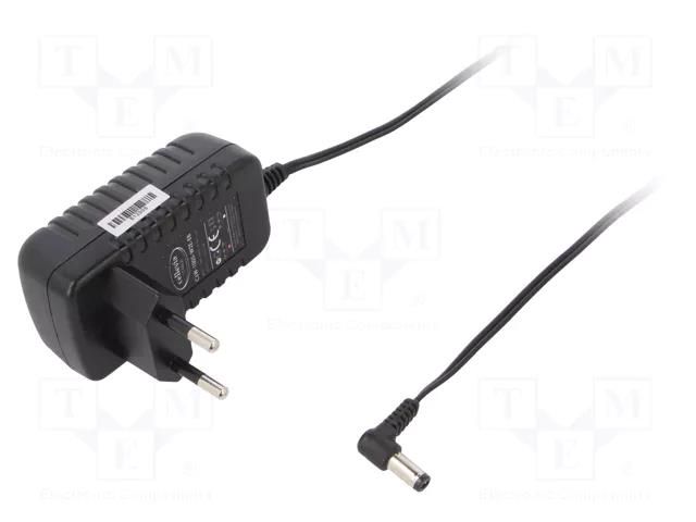 Power supply: switching; mains,plug-in; 5VDC; 2A; 10W; Out: 5,5/2,1 CELLEVIA POWER CLW-1005-W2E-EB-L