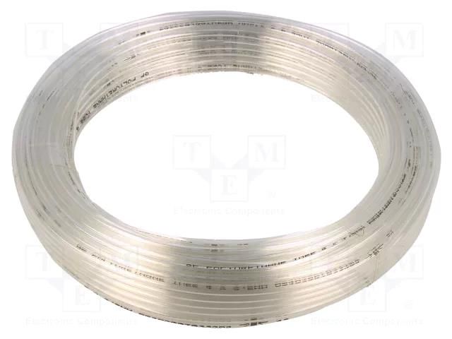 Pneumatic tubing; max.11bar; L: 25m; polyurethane; Economy; white PNEUMAT 259.04SN-25
