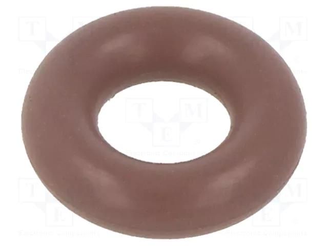 O-ring gasket; FPM; Thk: 3.53mm; Øint: 5.94mm; brown; -20÷200°C ORING USZCZELNIENIA TECHNICZNE O-5.94X3.53-80F-BR