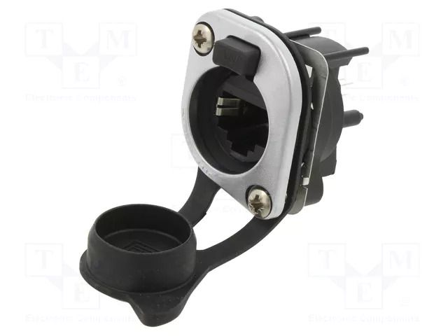 Connector: RJ45; female; etherCON® TOP Series; PIN: 8; Cat: 5e NEUTRIK NTR-NE8FDV-TOP