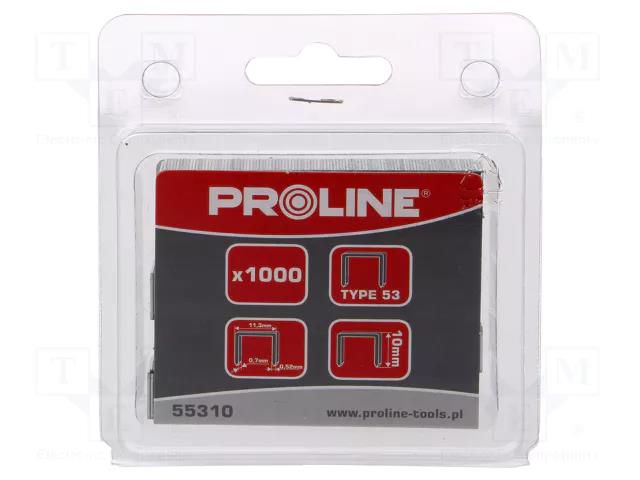 Staples; Width: 11.3mm; L: 10mm; 1000pcs. PROLINE PRE-55310