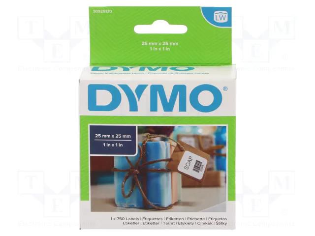 Label; 25mm; 25mm; white DYMO DYMO.S0929120