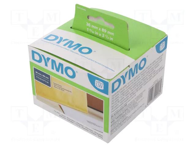 Label; 89mm; 36mm; transparent DYMO DYMO.S0722410