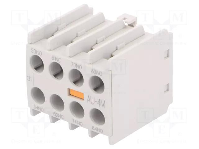 Auxiliary contacts; Leads: screw terminals; front; -5÷60°C; IP20 LS ELECTRIC AU-4M-3A1B