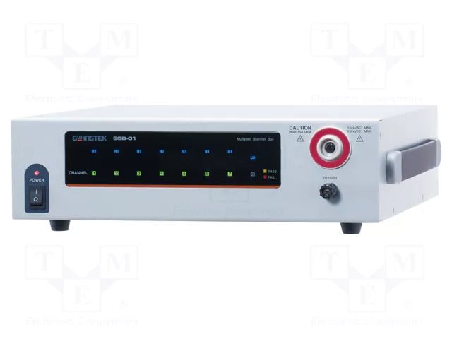 Module: multiplexer; Interface: RS232C; Ch: 8; 100÷240VAC GW INSTEK GSB-01