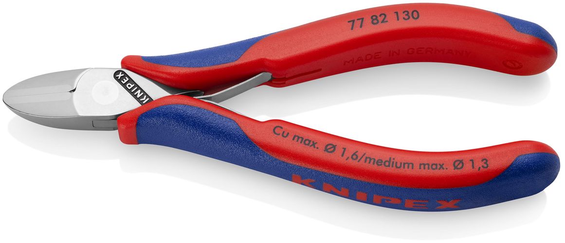 KNIPEX 77 82 130 Electronics Diagonal Cutters ESD with box joint with multicomponent handles 130 mm 77 82 130 4003773089162