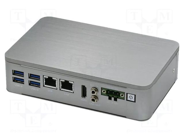 Industrial computer; 9÷24VDC; for wall mounting; Ethernet x2 AAEON BOXER6405MA11010