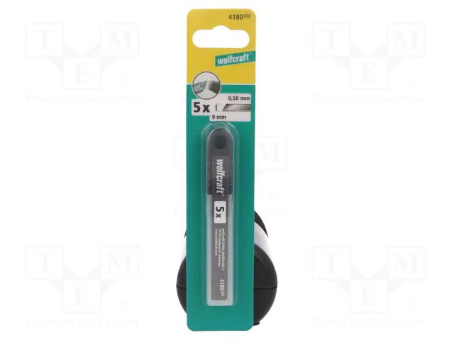 Blade; 9mm; 5pcs. WOLFCRAFT WF4180000