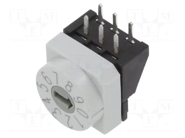Encoding switch; DEC/BCD; Pos: 10; THT; Rcont max: 80mΩ; P65 PTR HARTMANN P65THR102L254H