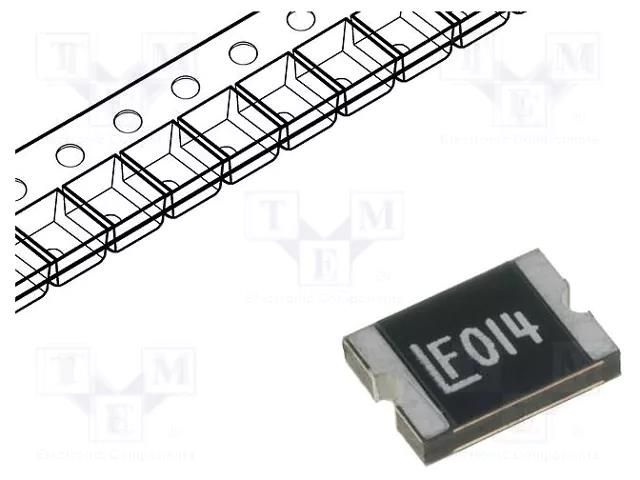 Fuse: PTC polymer; 140mA; SMD; 1812L LITTELFUSE 1812L014DR