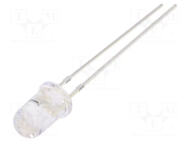 CRLED; blue; 5mm; 12000mcd; 15°; Front: convex; 5.5÷20VDC OPTOSUPPLY OSB5SA5111A-CR14