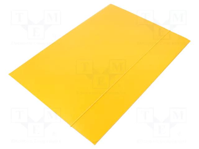 Folder; with rubber; A4; yellow ESSELTE ESSELTE-13438