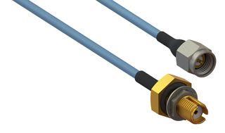 RF COAX CABLE, SMA PLUG-SMA BHD JACK, 6" 7029-3410