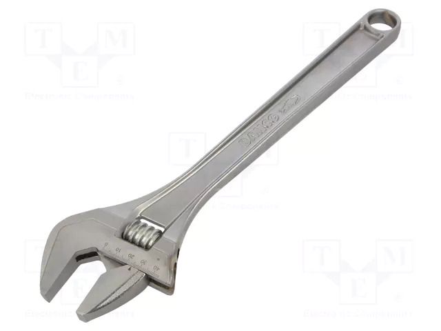 Wrench; adjustable; 44mm; hardened,chrome plated key surface BAHCO SA.8074CIP