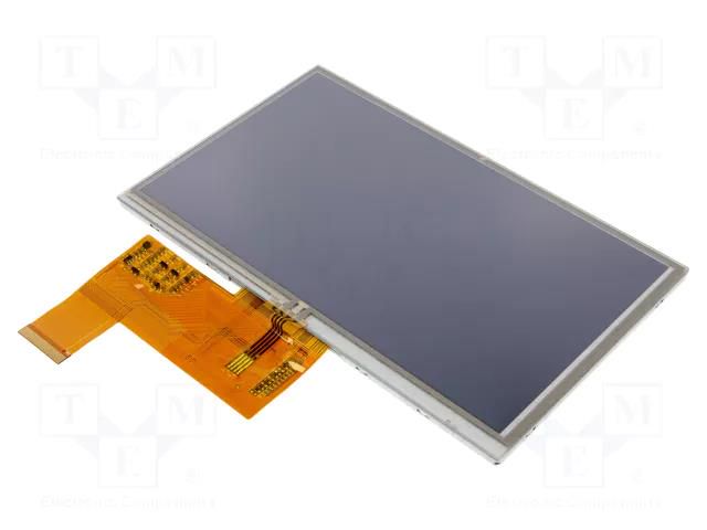 Display: TFT; 7"; 800x480; Illumin: LED; Dim: 164.9x100x5mm DISPLAY ELEKTRONIK DEM800480K3-TMH-NA