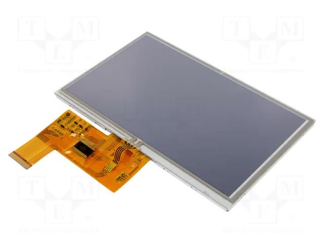 Display: TFT; 7"; 800x480; Illumin: LED; Dim: 164.9x100x5mm DISPLAY ELEKTRONIK DEM800480K1-TMH-NA