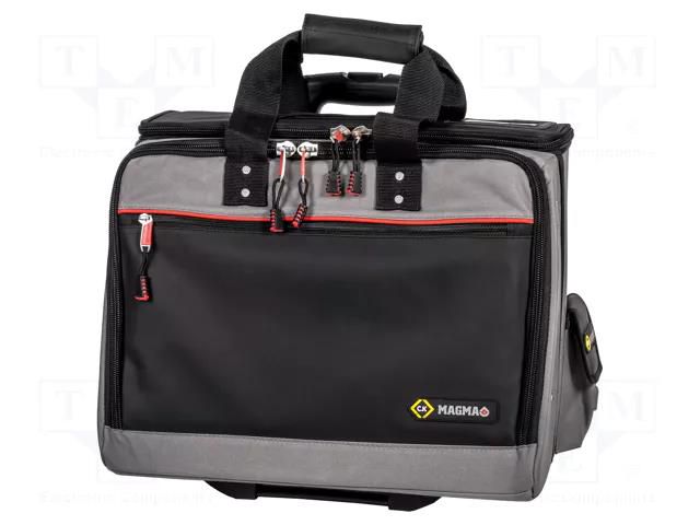 Bag; tool case; with wheels; C.K MAGMA; 470x290x430mm C.K MA-2652