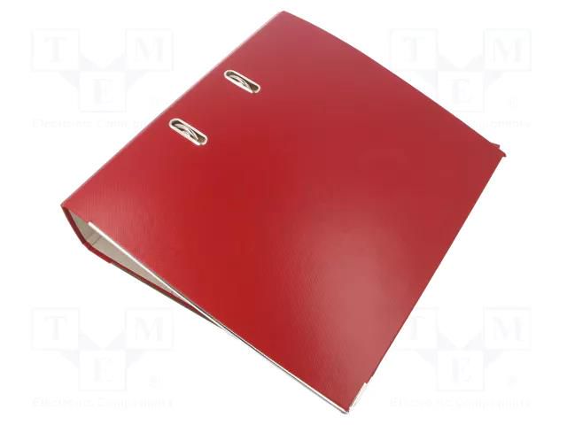 Ring binder; A4; claret; W: 75mm ESSELTE ESSELTE-11276