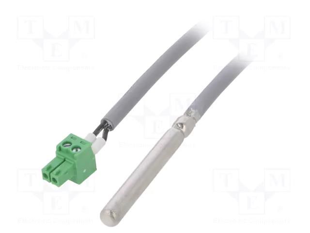 Sensor: temperature; DS18B20; Body dim: Ø6x50mm; Leads: lead x2 INVEO SENSOR-DS-10