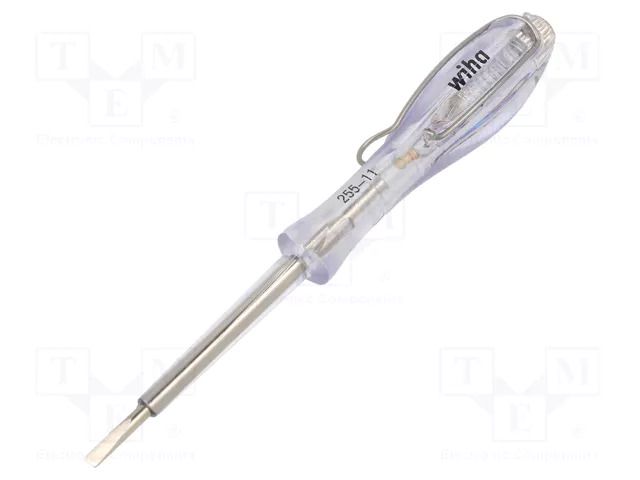 Screwdriver: voltage tester; insulated; slot; 3x0.5mm; 250VAC WIHA WIHA.34745