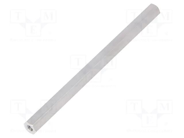 Screwed spacer sleeve; 100mm; Int.thread: M4; hexagonal DREMEC TFF-M4X100/DR136