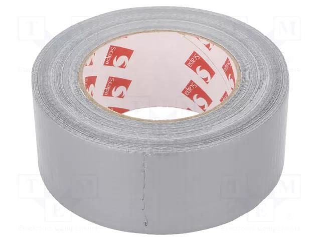 Tape: duct; W: 48mm; L: 50m; Thk: 0.14mm; silver; caoutchouc; -10÷75°C SCAPA SCAPA-3159-48/50SV