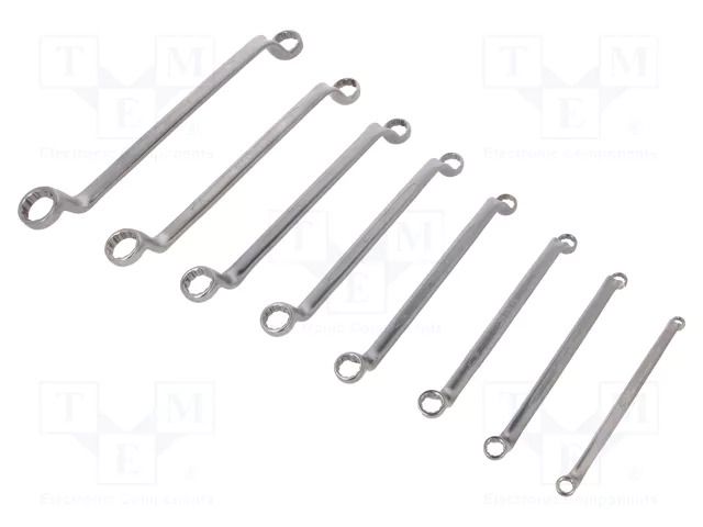 Wrench-set; box; tool steel; 8pcs. BAHCO SA.2M/8T