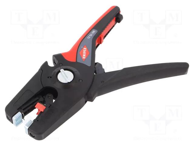 Stripping tool; 0.08÷16mm2; Wire: round,flat,multi-core; 195mm KNIPEX KNP.1252195